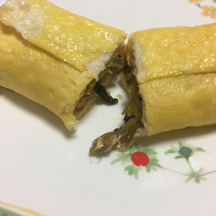 高菜の卵焼き